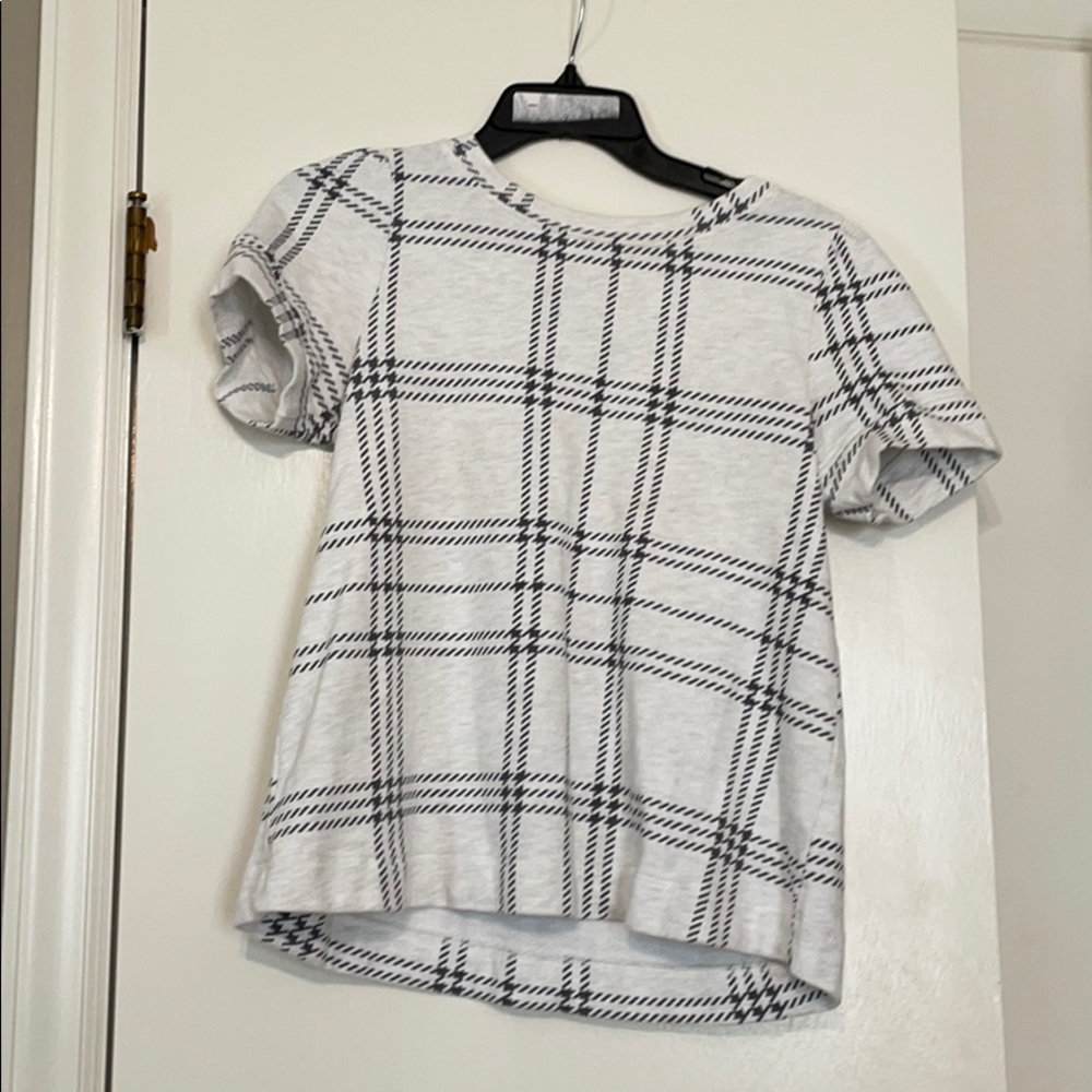 Heavier Material White & Grey Tee